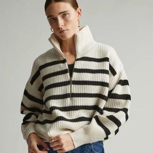 Everlane Wool Half-Zip Sweater